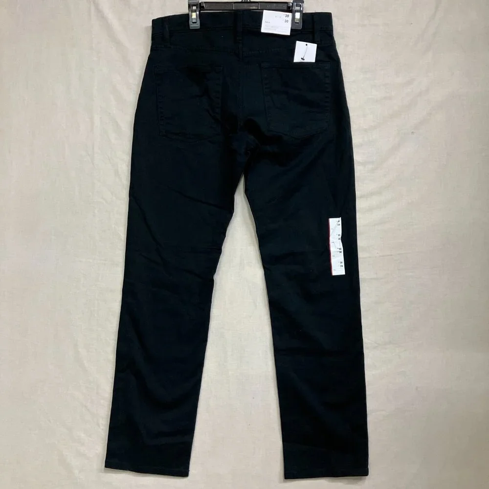 Goodfellow & Co Men's Ebony Standard Fit Ankle Tapered Slim Leg 5-Pocket Pants - Picture 11 of 16